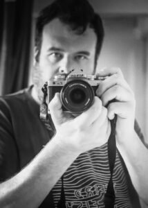 Lawrie with his Nikon ZFC.